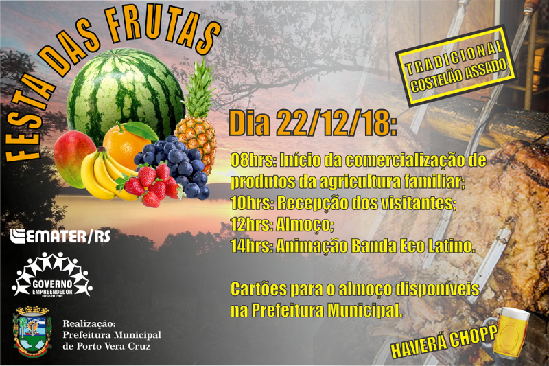 Tradicional Festa das Frutas com Costelão